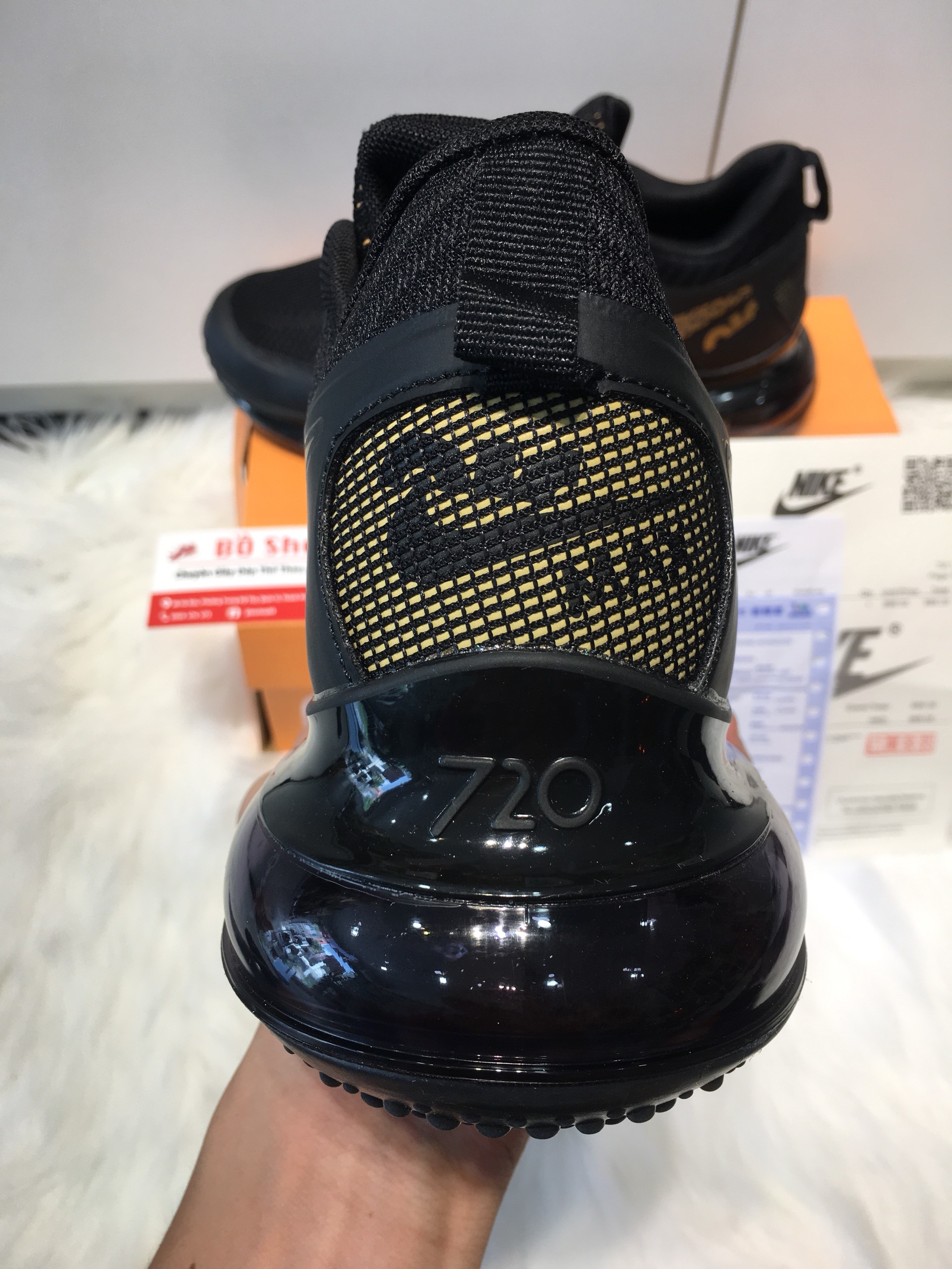 (Full box) giày thể thao AIR MAX 720 màu đen