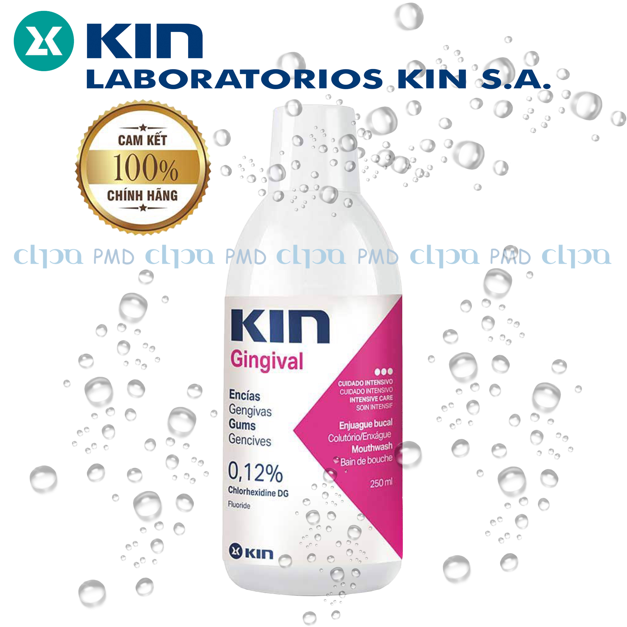 DUNG DỊCH SÚC MIỆNG - SÚC HỌNG 0.12% CHLORHEXIDINE KIN GINGIVAL
