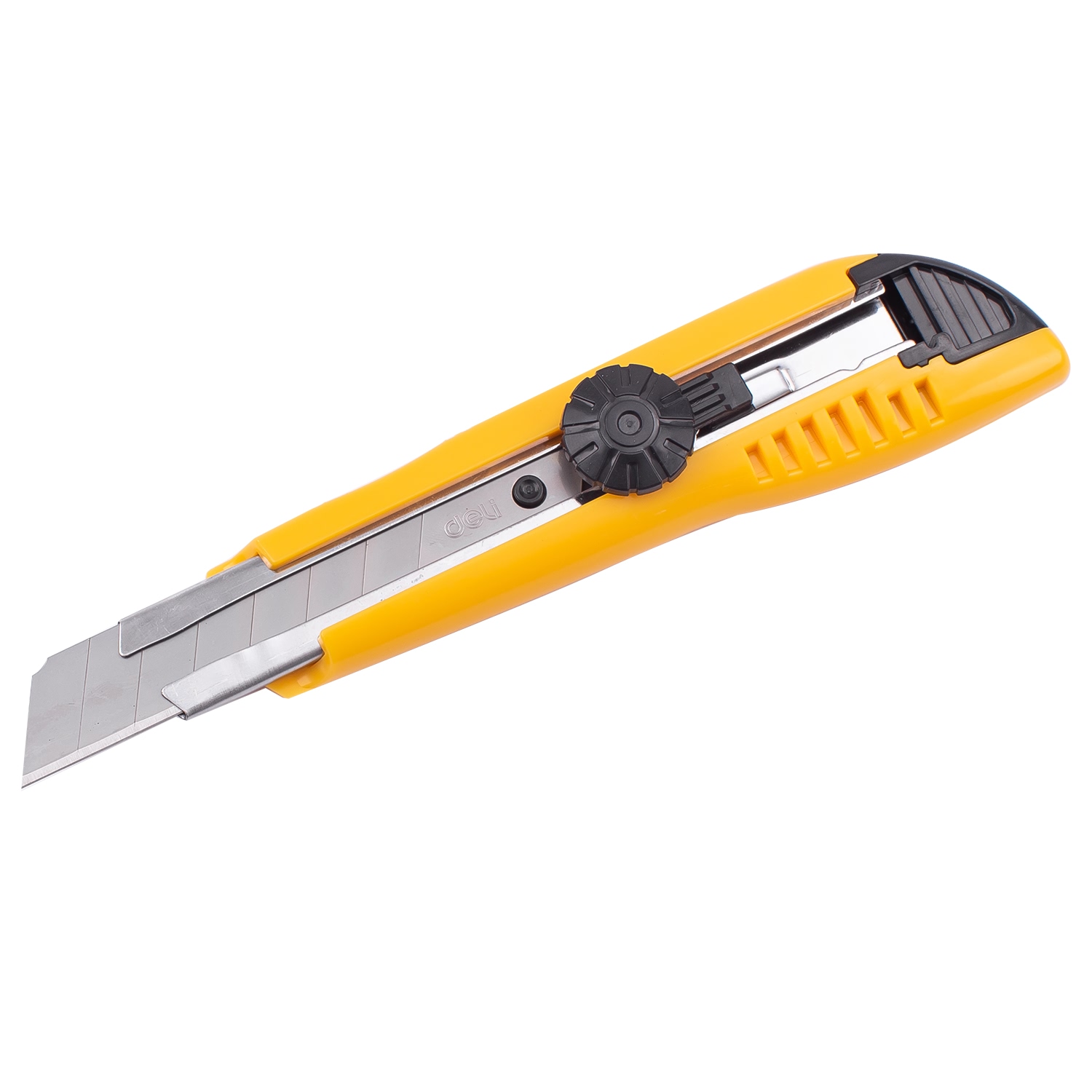 Dao rọc giấy Deli, Vàng, đỏ - 1 cái E2043