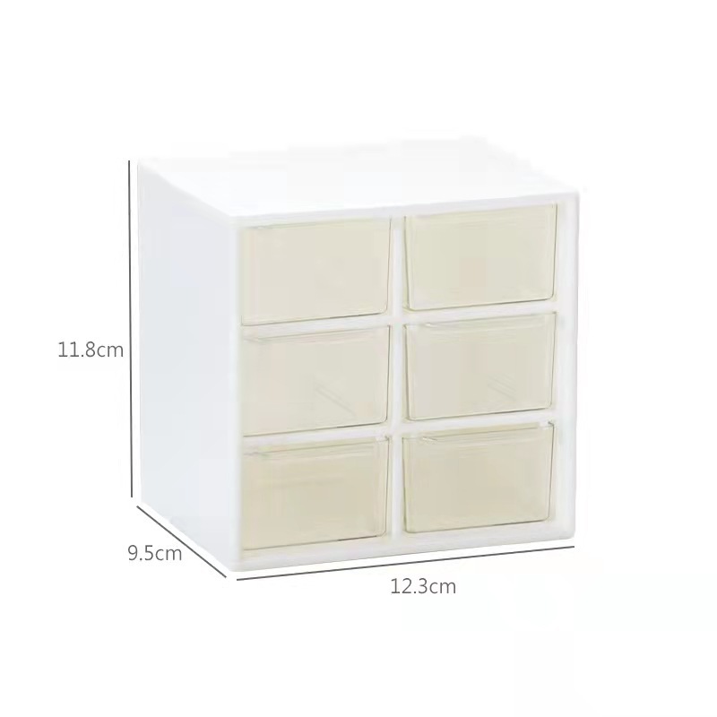 [HCM]Hộp Nhựa Đựng Đồ Nhiều Ngăn Kéo/ Kệ (Tủ) Mini Nhiều Ô Để Bàn Đựng Đồ Trang Sức Mỹ Phẩm