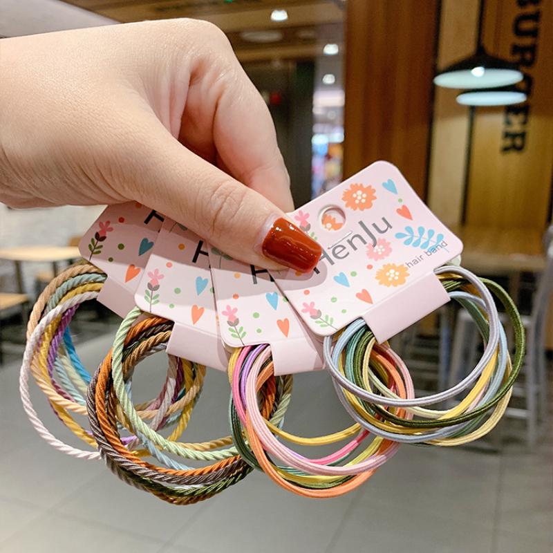 Set 6/8 dây buộc tóc dễ thương cho nữ