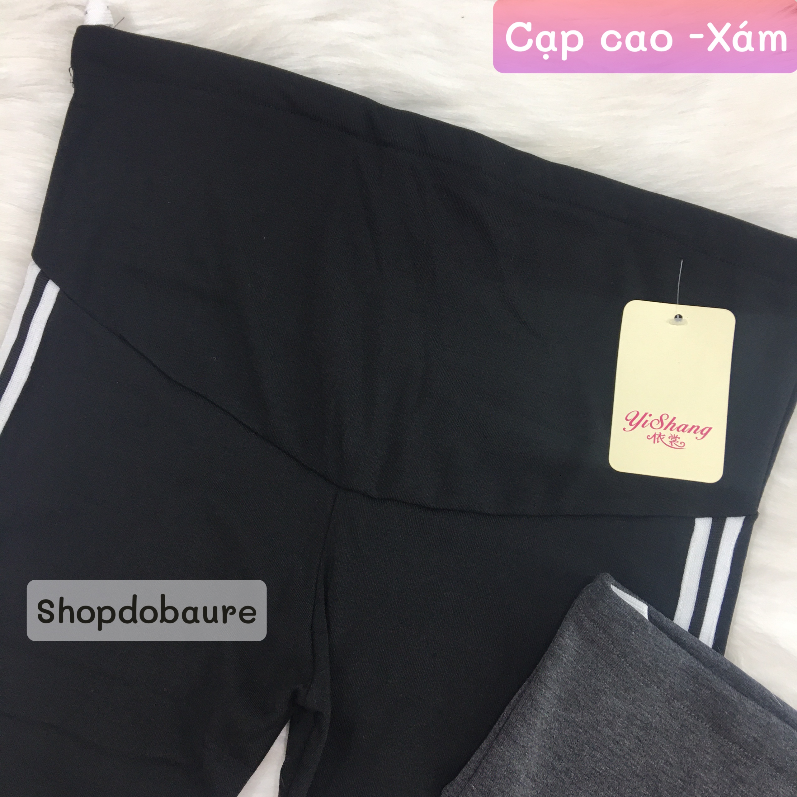 [Hoàn Tiền 6%] Quần bầu legging thể thao chất cotton co giãn mác mèo