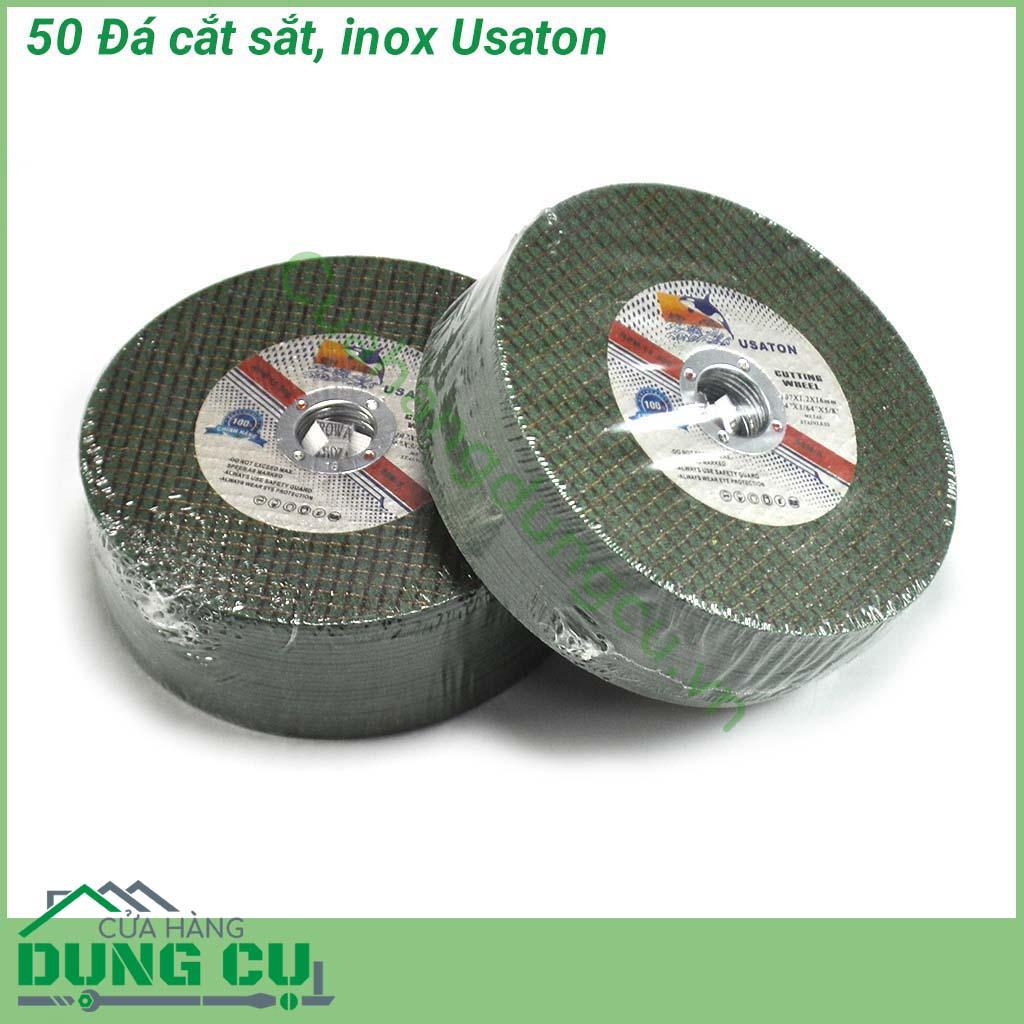 50 Đá cắt inox, sắt siêu bền ít hao mòn đá cắt