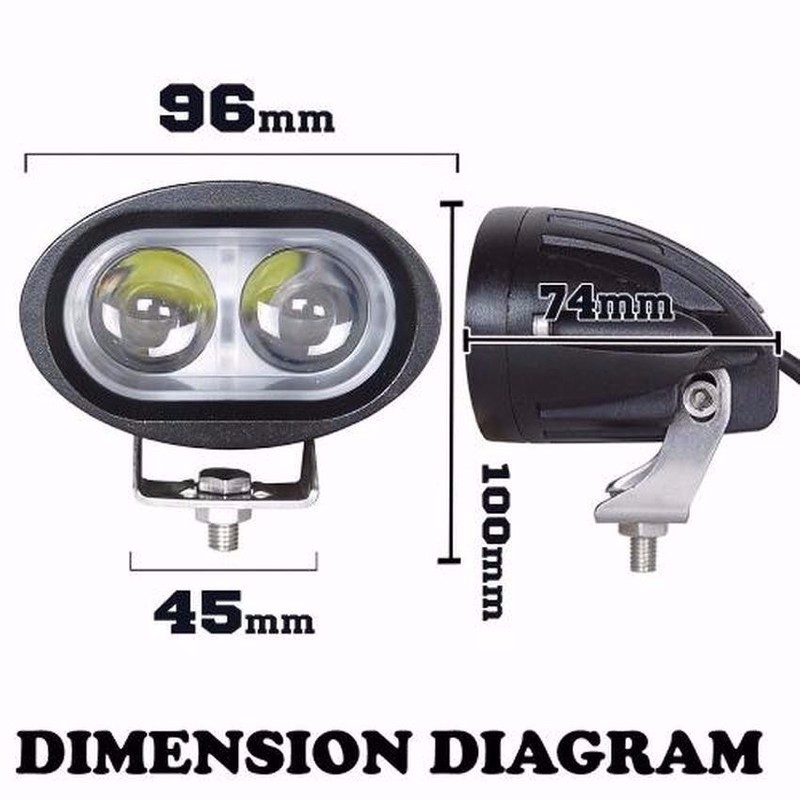 ĐÈN TRỢ SÁNG L2 20W CHO ÔTÔ XE MÁY