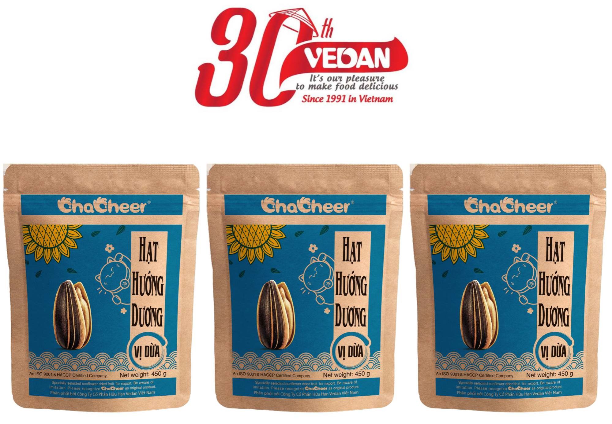 Hạt Hướng Dương CHACHEER 450g