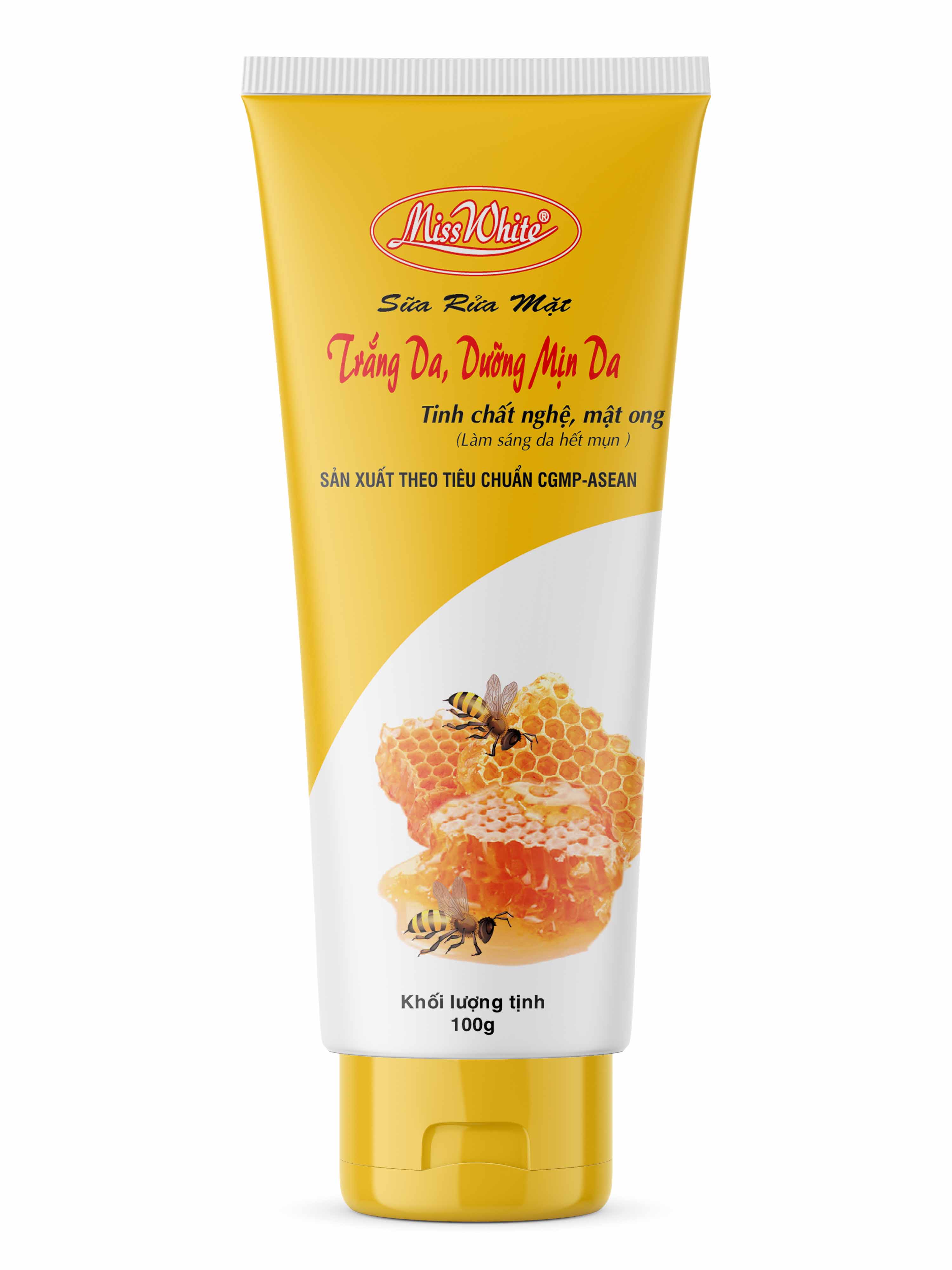 Sửa Rửa Mặt MissWhite Nghệ Mật Ong 100g