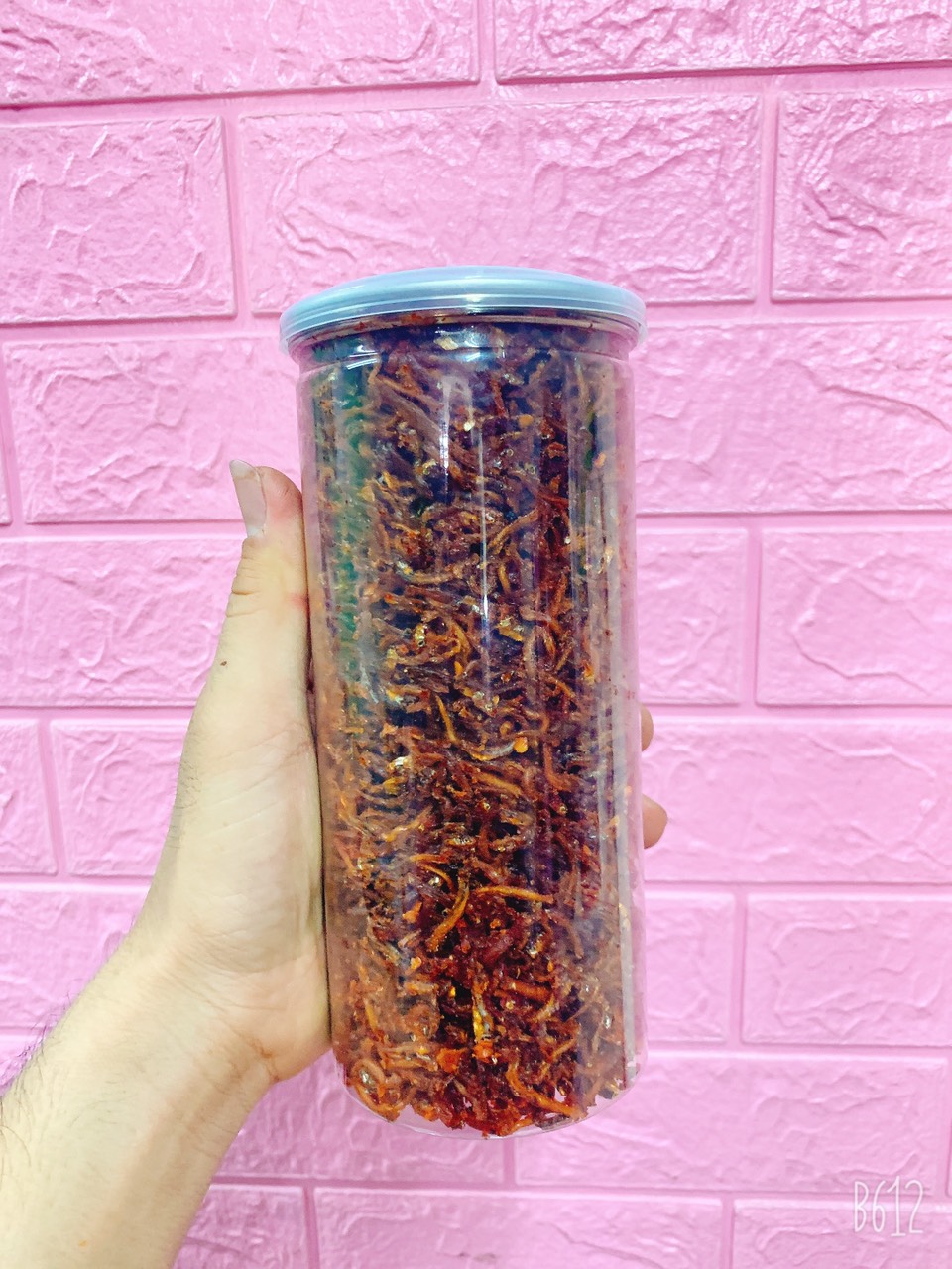 [ HCM ] Cá Cơm Mờm rim Lon Pét Nắp Xé 500gram