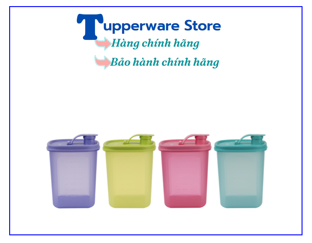 Bình nước Tupperware Slim Line 350ml & 1L