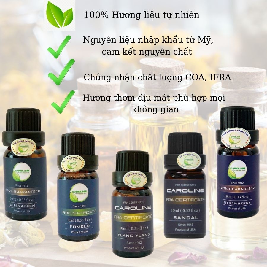 Tinh dầu Bưởi Caroline 10ml/50ml/100ml