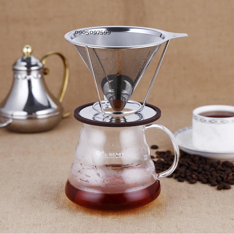 Drip Coffee V60 Filter Stainless Steel professional for Barista - Non paper
