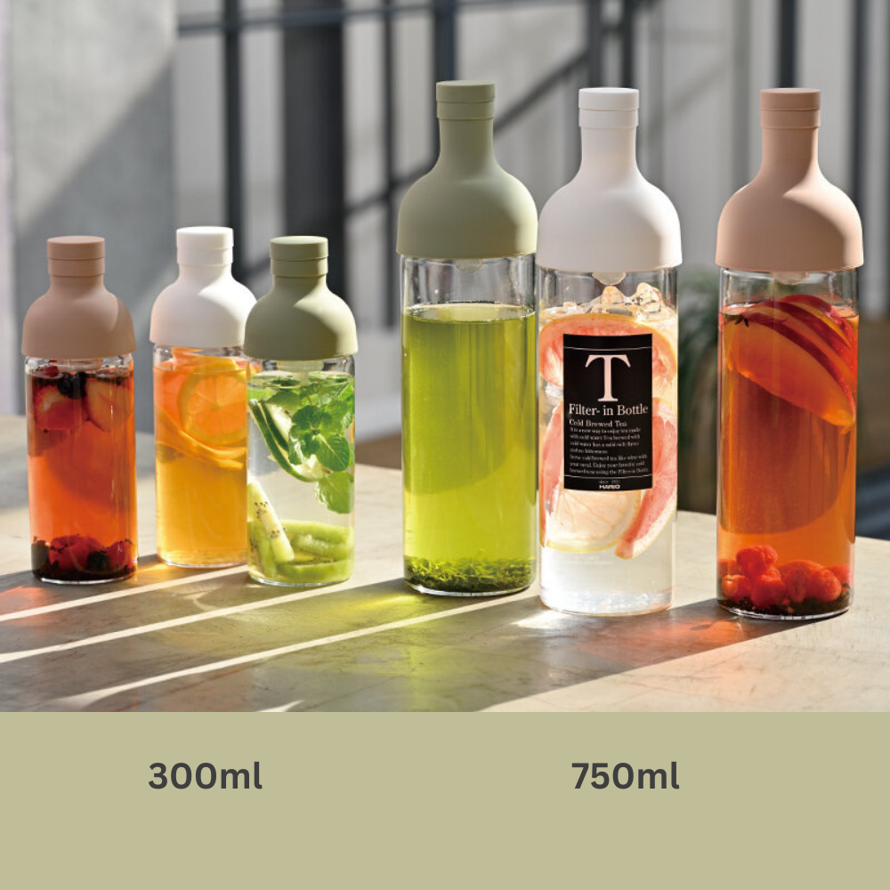 Bình cold brew pha trà ủ lạnh cao cấp Hario FIB 750ml (chất liệu thủy tinh + silicone)