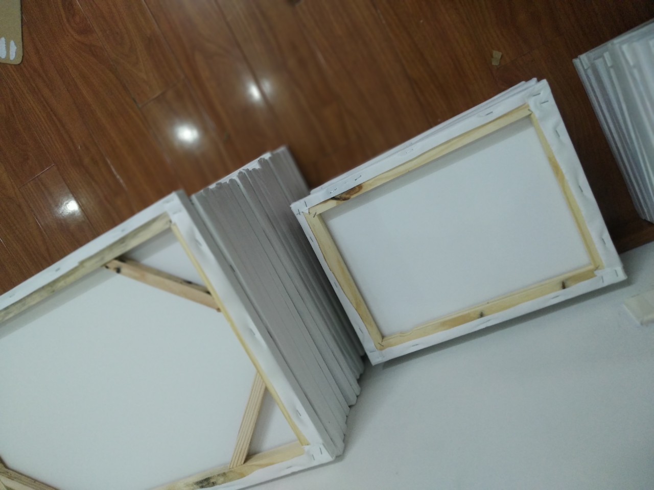 combo 3 toan vẽ tranh 20x20 cm căng sẵn