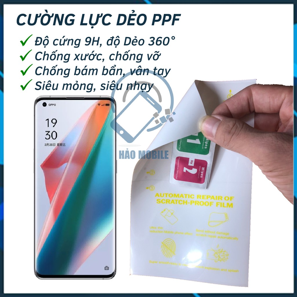 Dán ppf cho oppo find x3, find x3 pro dán full màn