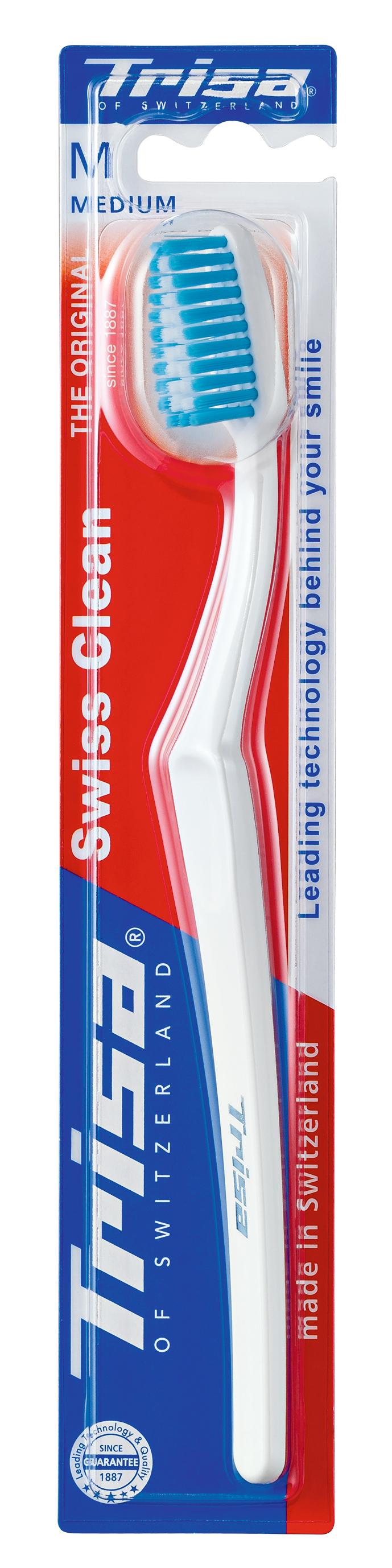 Combo 4 Bàn Chải Đánh Răng Trisa Swiss Clean Mềm (Soft)