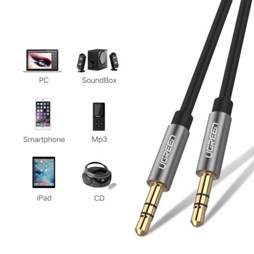 Cáp Audio Ugreen 1m màu đen - Ugreen 10733