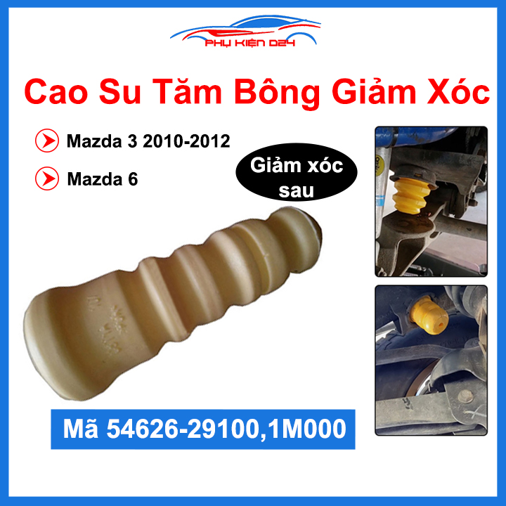 Cao su tăm bông giảm xóc sau ô tô Mazda 3 2010-2012, Mazda 6 Mã BP4K-28-111