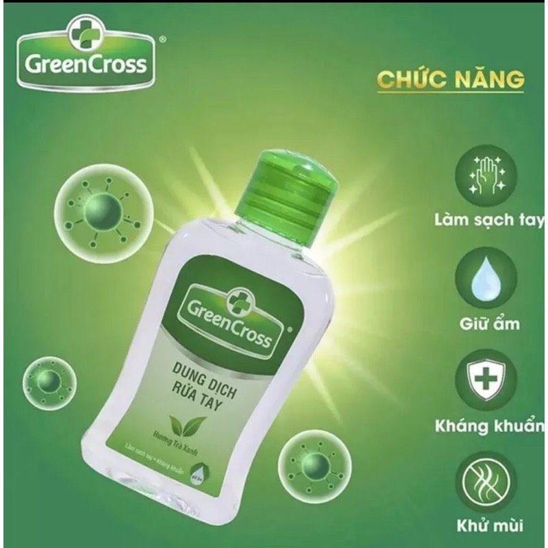 Dung dịch rửa tay Green Cross 250ml