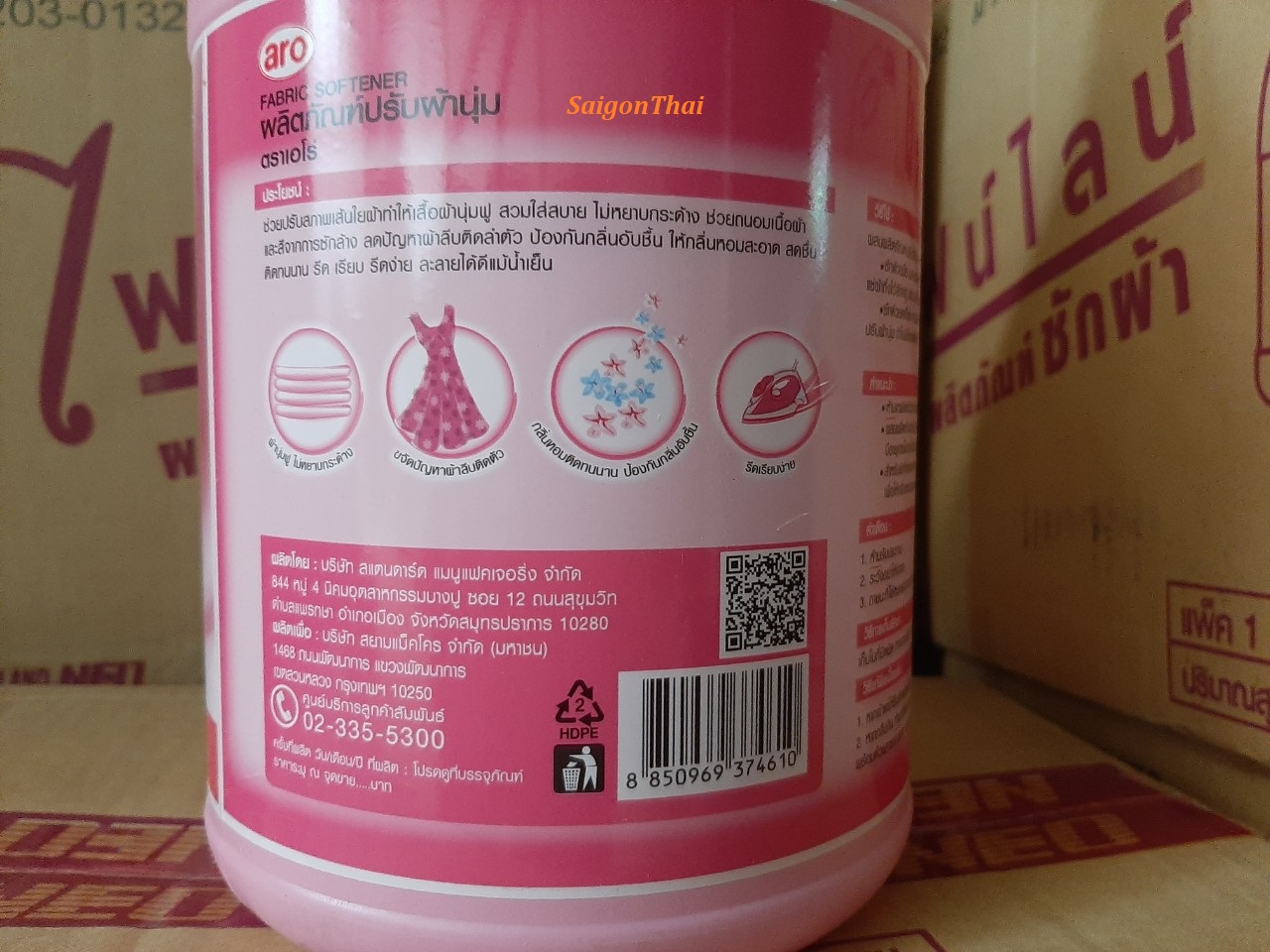 (SGT) Nước xả vải ARO màu Hồng 3800ML [100% CHUẨN]