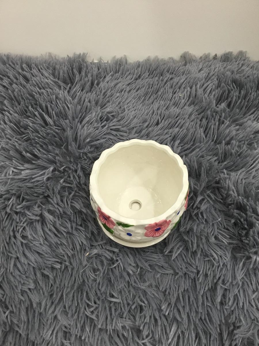 CHẬU HOA 10 CM - GỐM SỨ