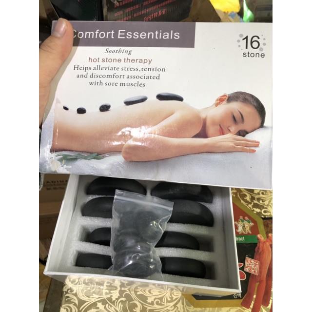 [HCM]Bộ đá nóng 16 viên massage SPA cao cấp