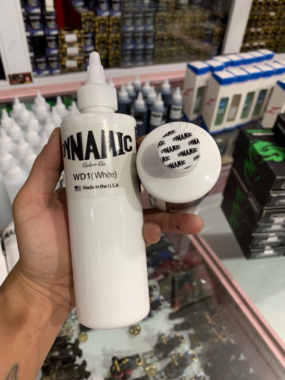Mực xăm màu trắng Dynamic 30ml