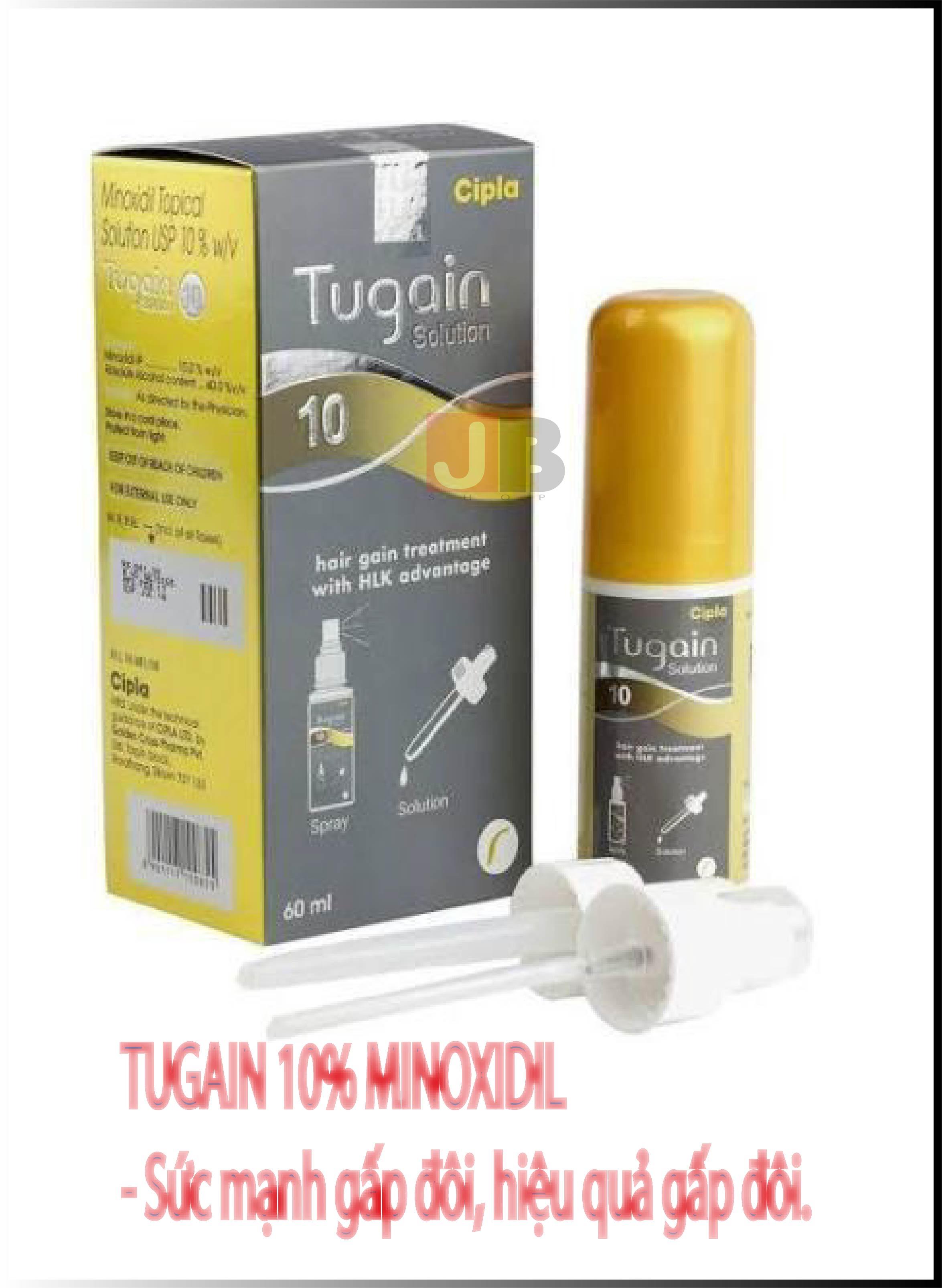 Thuốc mọc râu tóc Minoxidil 10% Tugain Cipla