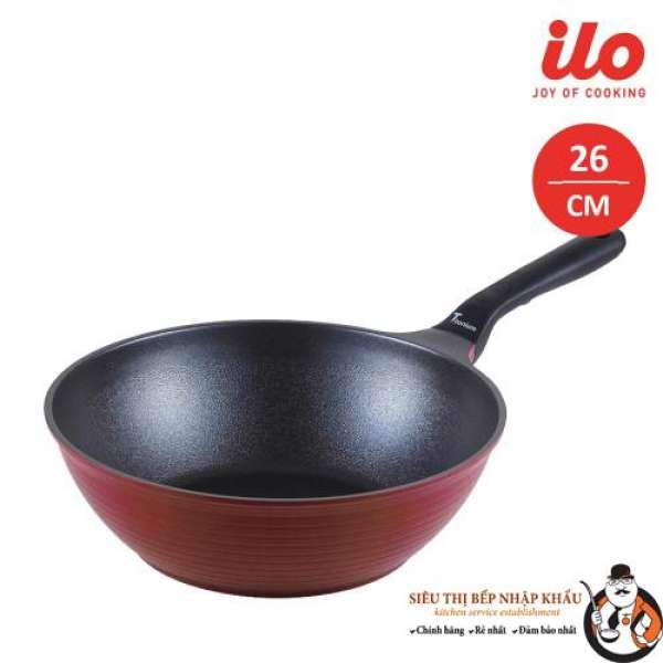 Chảo chống dính sâu lòng ILO Titanium Hàn Quốc cao cấp 26cm dùng bếp từ