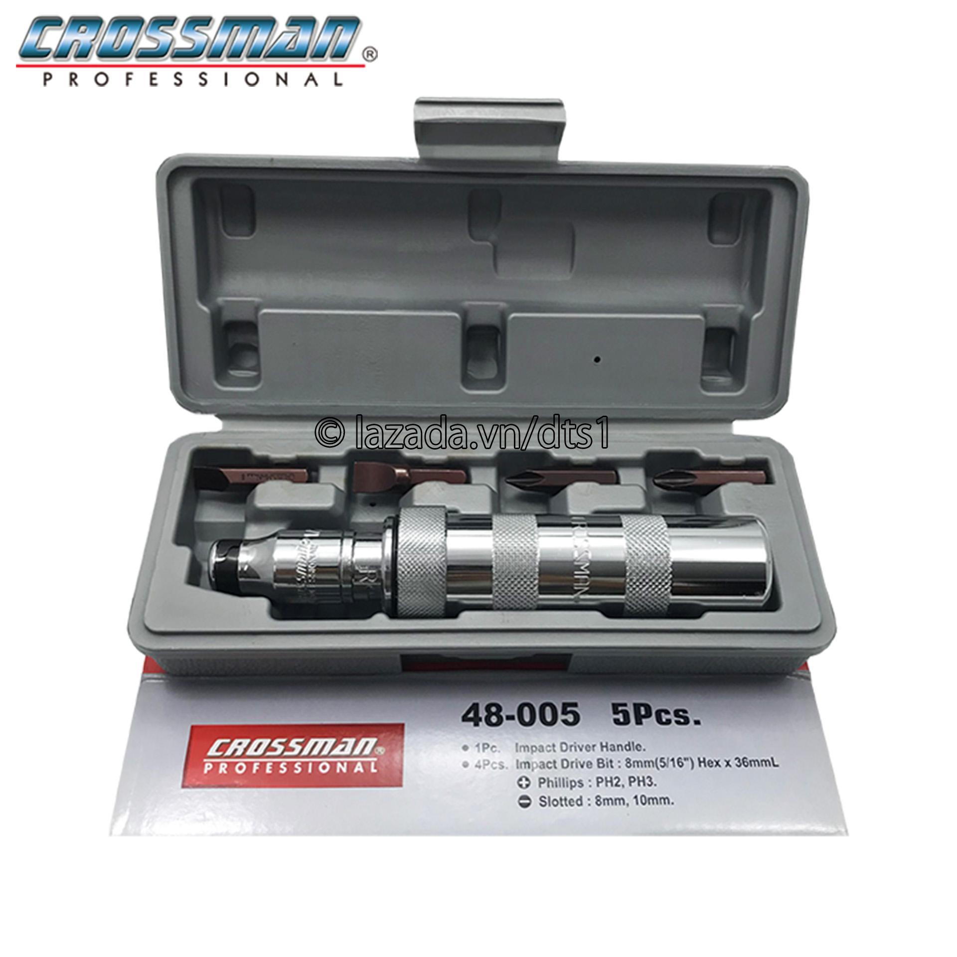 Bộ tô vít đóng 4 mũi CROSSMAN - Bộ tuốc nơ vít đóng CROSSMAN 48-005 PROFESSIONAL