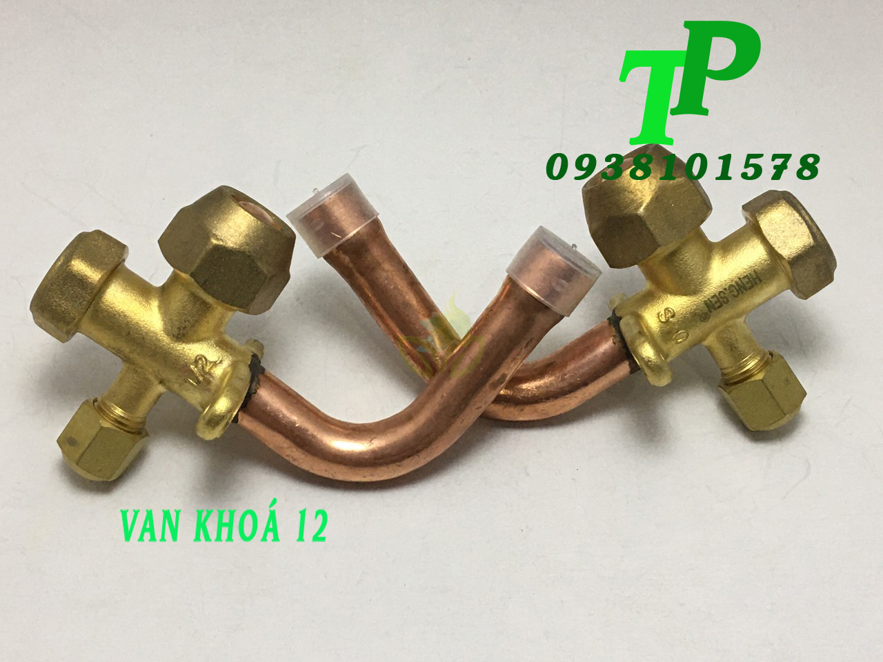 Van khóa cục nóng điều hòa phi 12