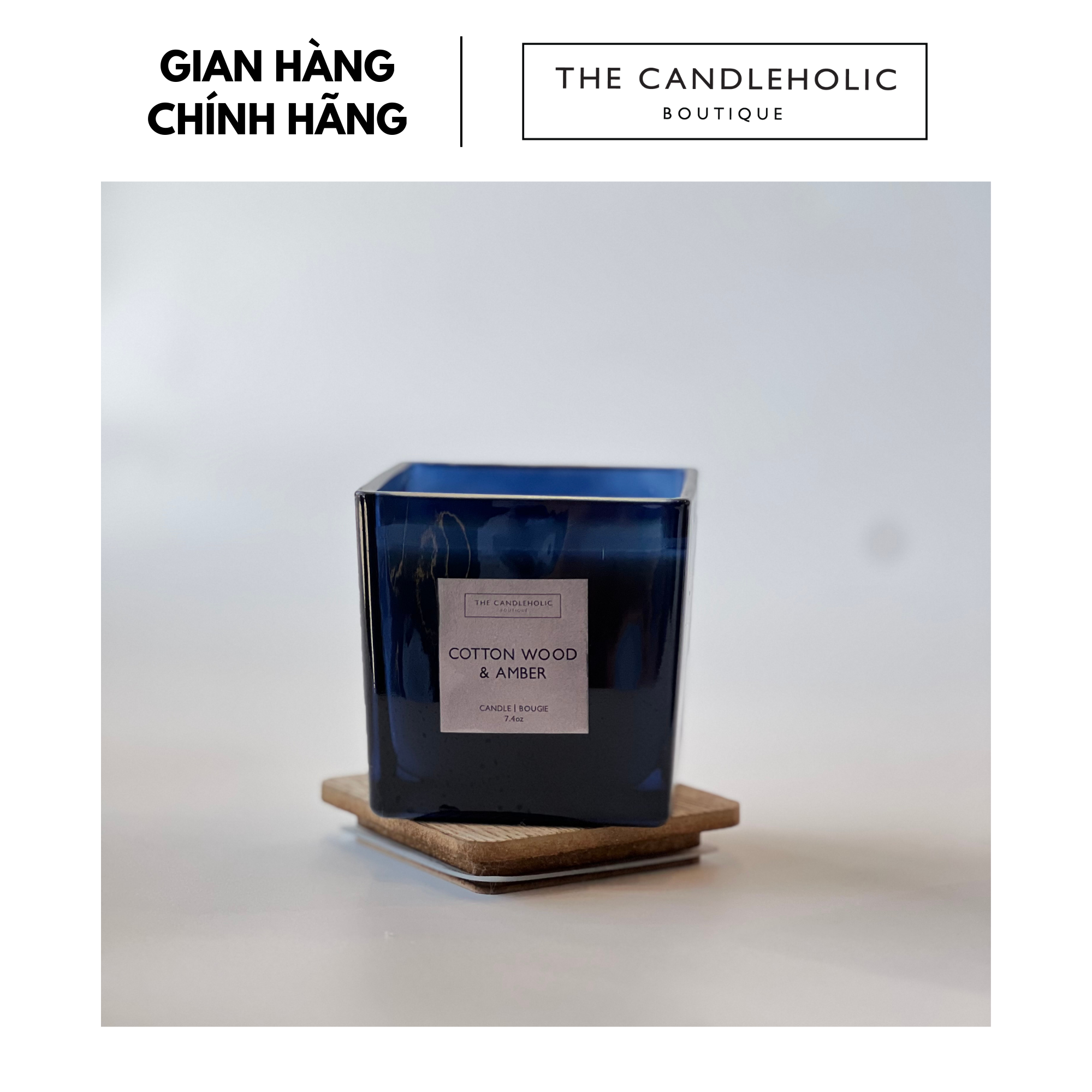 Nến thơm The Candleholic COTTON WOODS