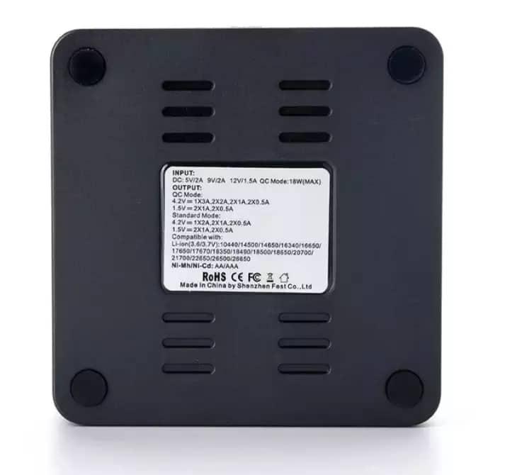 Sạc pin Efest Black iMate R2 Intelligent QC Charger