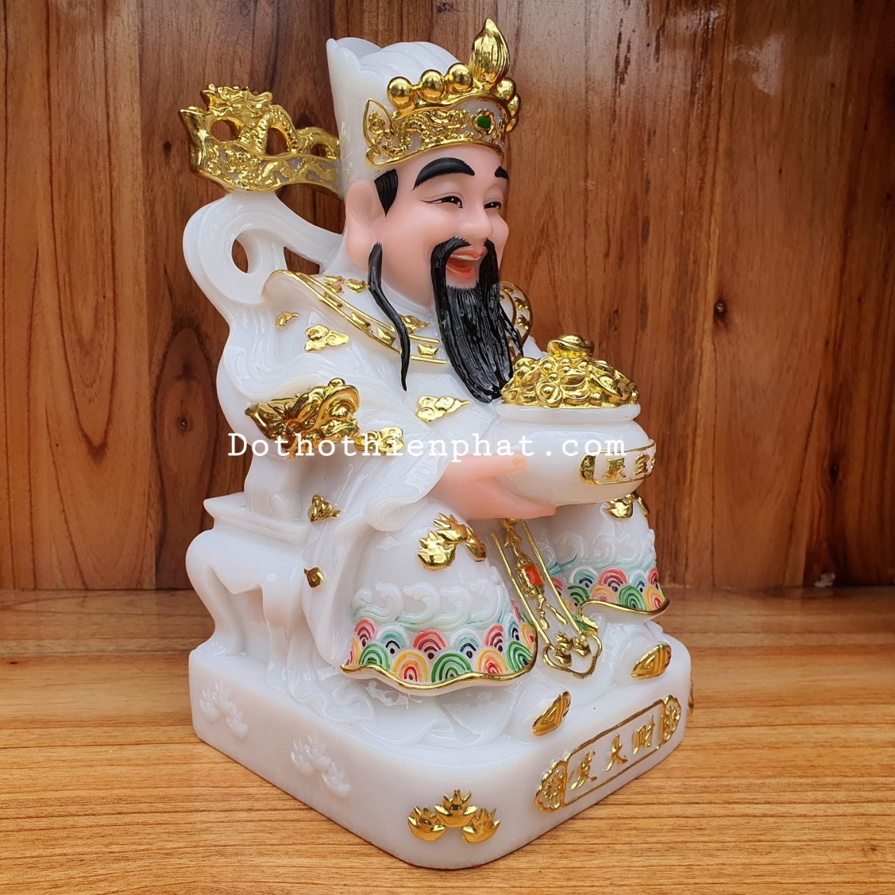 Tượng ông thần tiền 8in cao 20cm