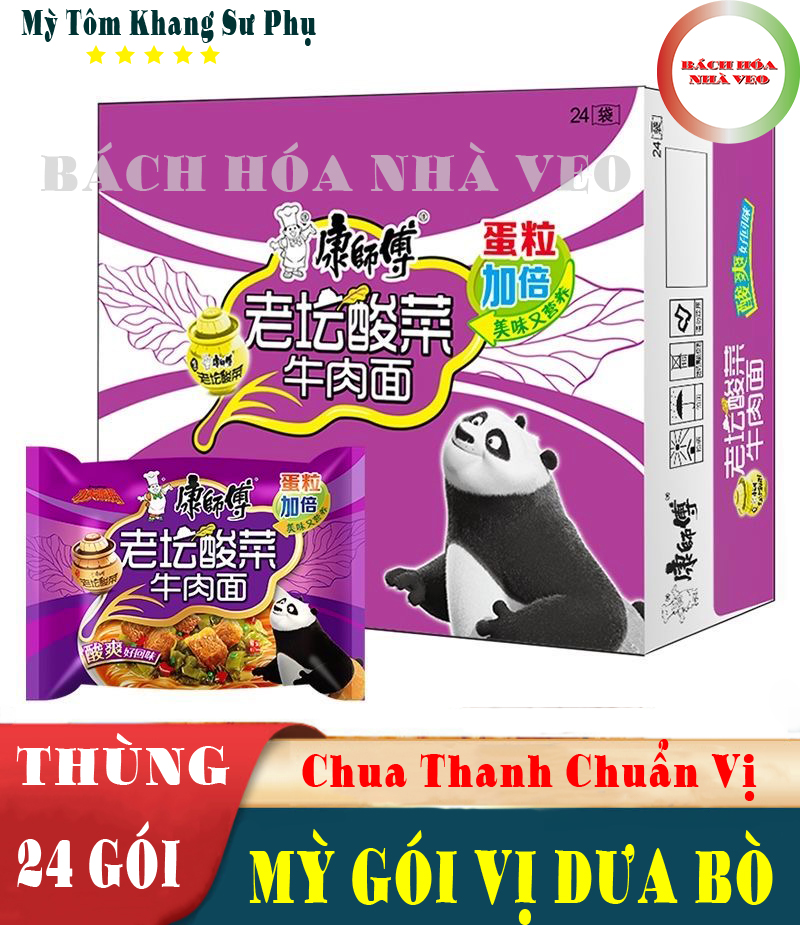 Mì tôm trung quốc - hiệu khang sư phụ - vị dưa bò, 𝐅𝐫𝐞𝐞 𝐒𝐡𝐢𝐩 , hàng chuẩn, date mới