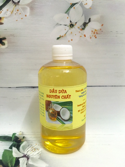 [Giá tốt] Dầu Dừa Nguyên Chất Handmade 500ml