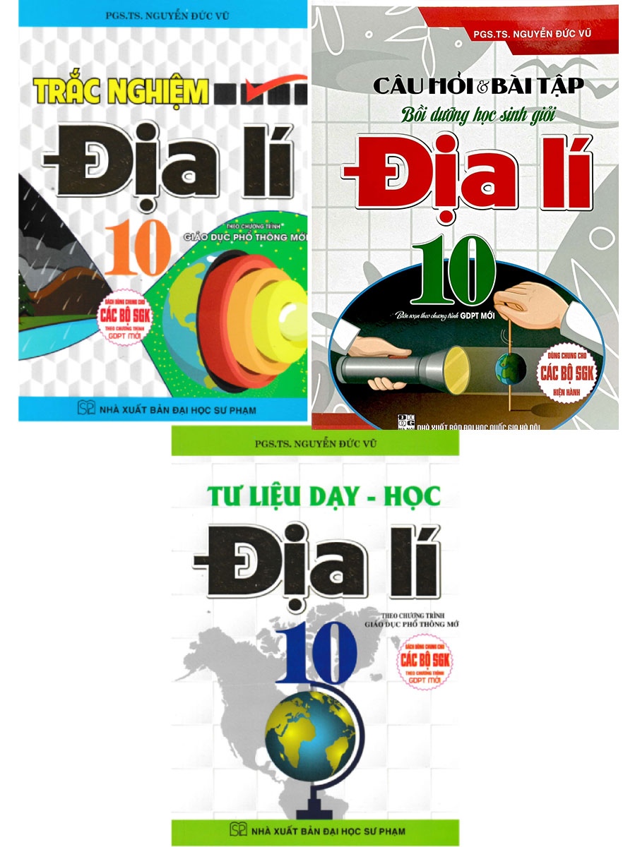 Sách tham khảo - combo học tốt địa lí lớp 10 - newshop