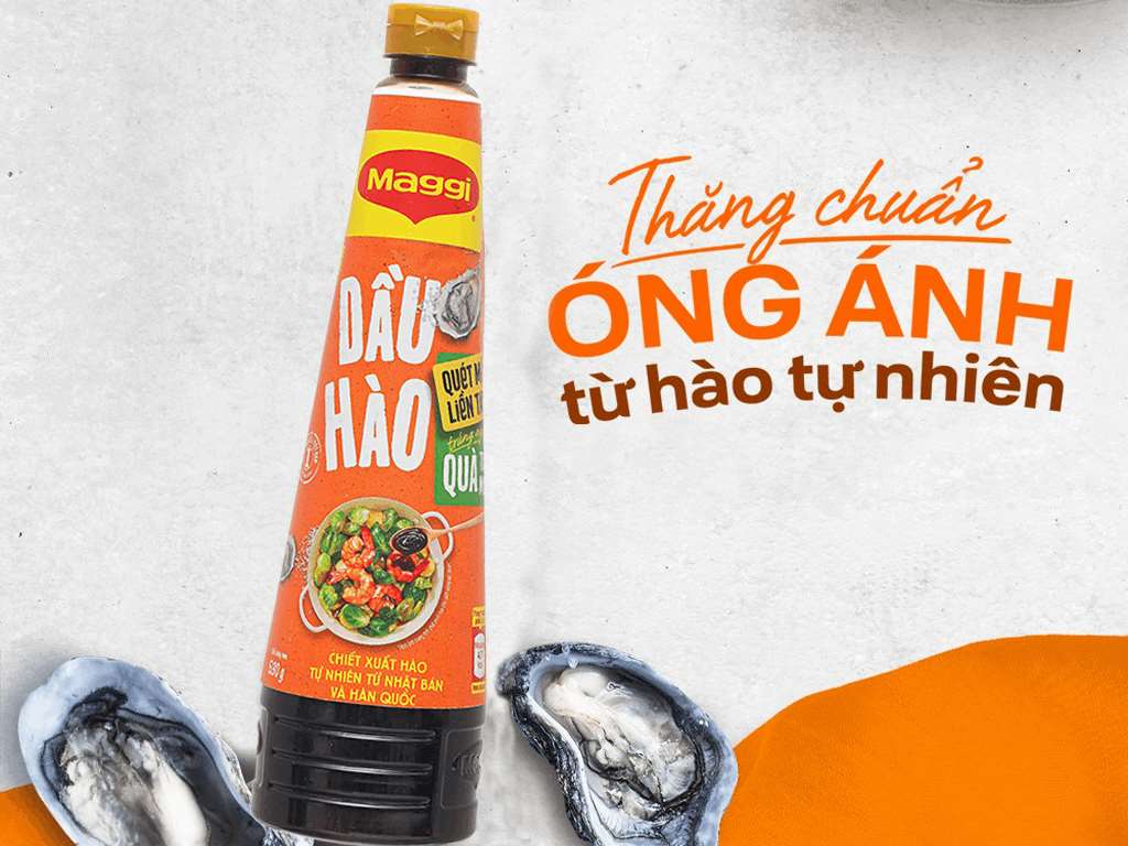 Dầu hào đậm đặc Maggi chai 350g - 820g
