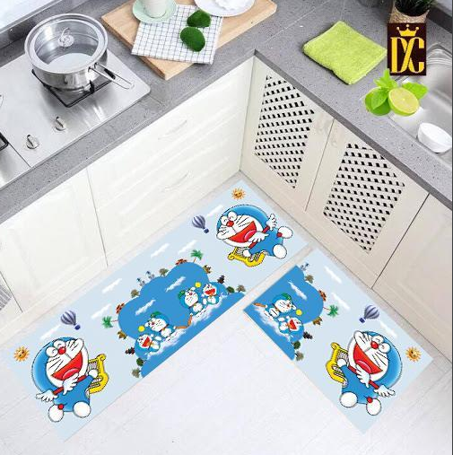 [HCM]Combo 2 miếng thảm bếp 3D chống trơn bám sàn (Giao màu ngẫu nhiên)