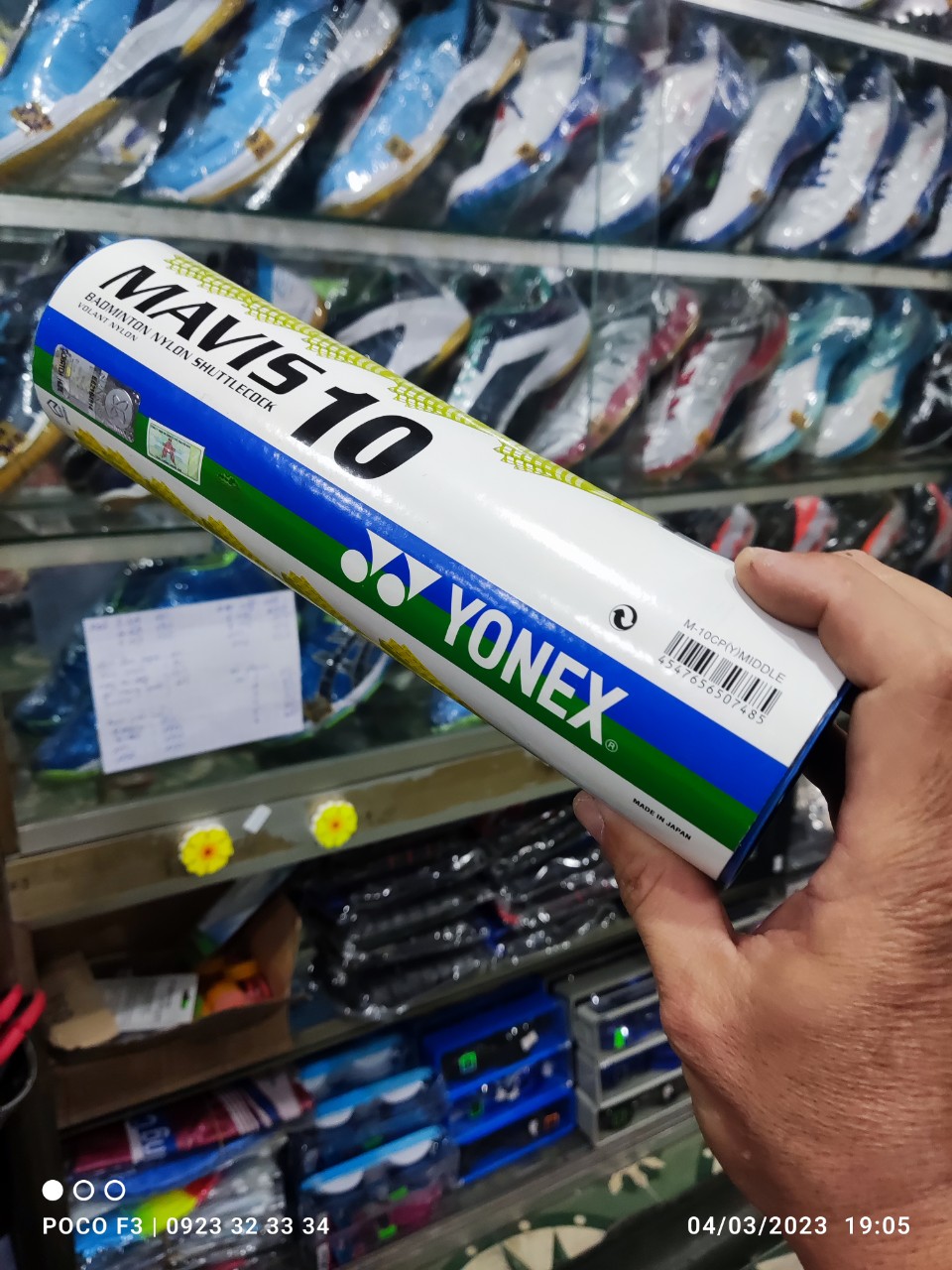 Hộp cầu lông Cao cấp Yonex Mavis 10 (6 trái/hộp)