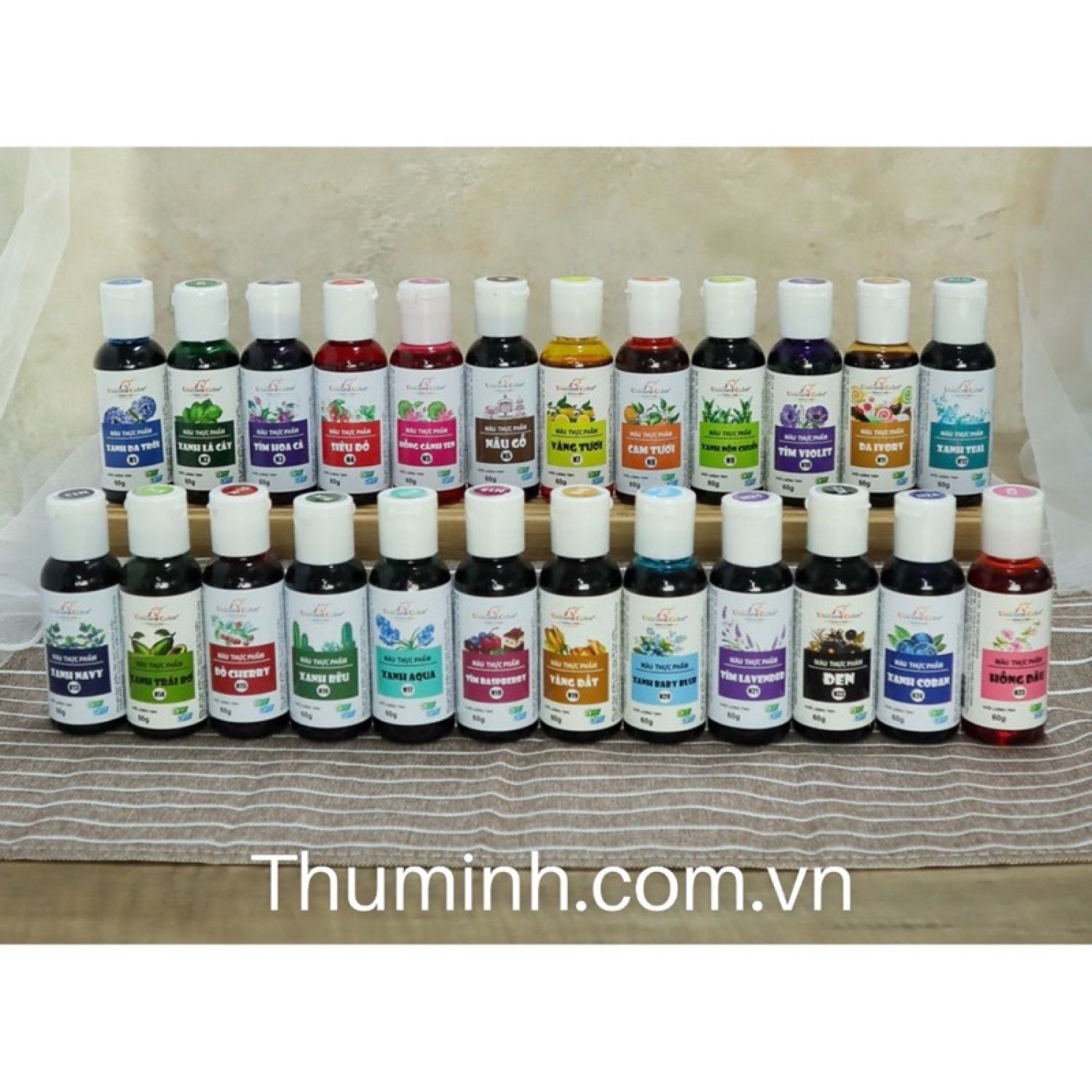 Màu Thực Phẩm Unicorn Chai 60gr (N17 - N24)