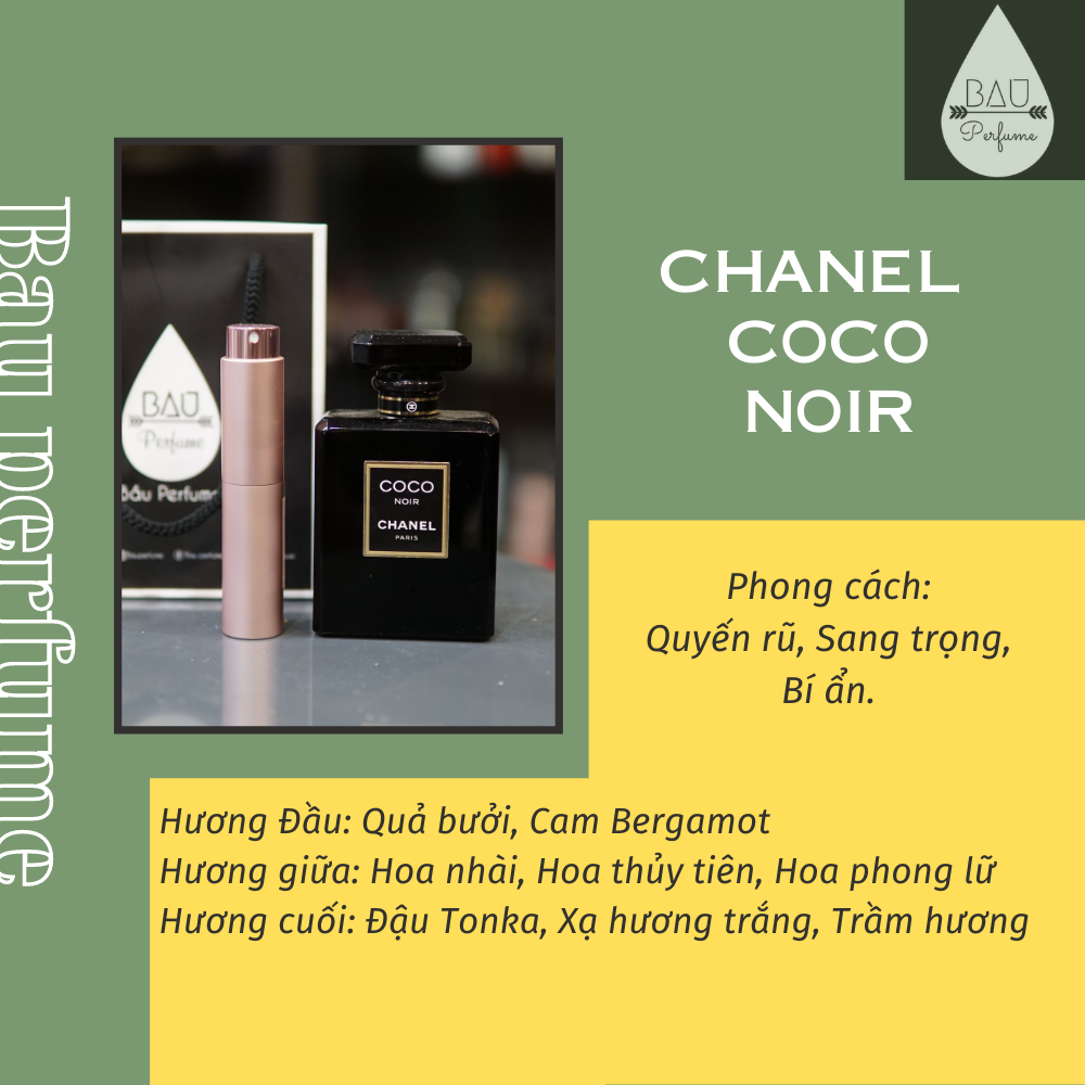 [mẫu thử ] nước hoa cao cấp  Chanel Coco Noir _10ml-20ml-30ml