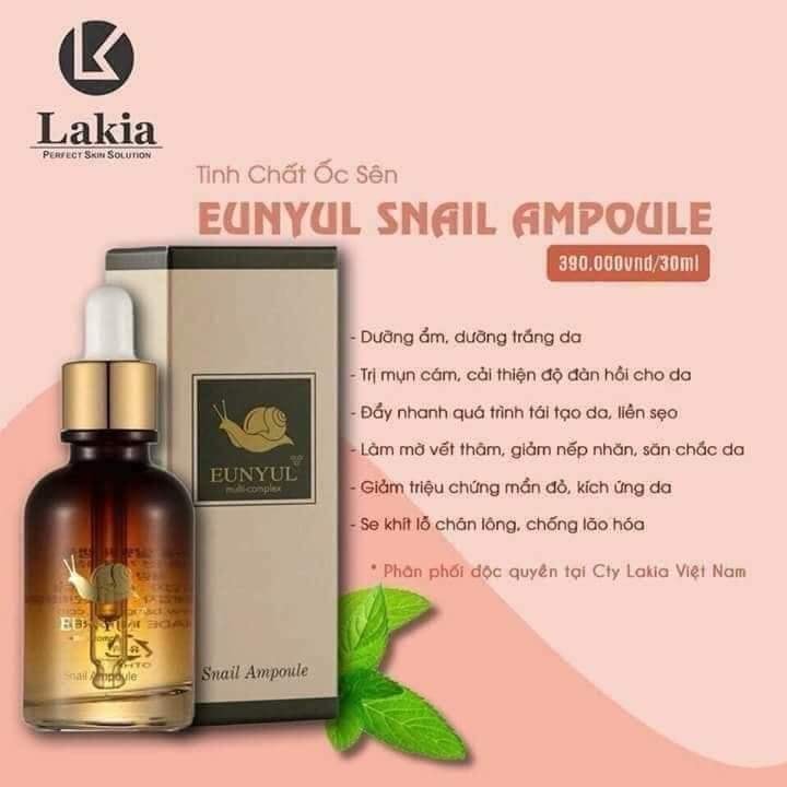 [HCM]Sỉ 5 Chai Serum Tinh Chất Ốc Sên Eunyul Hàn Quốc
