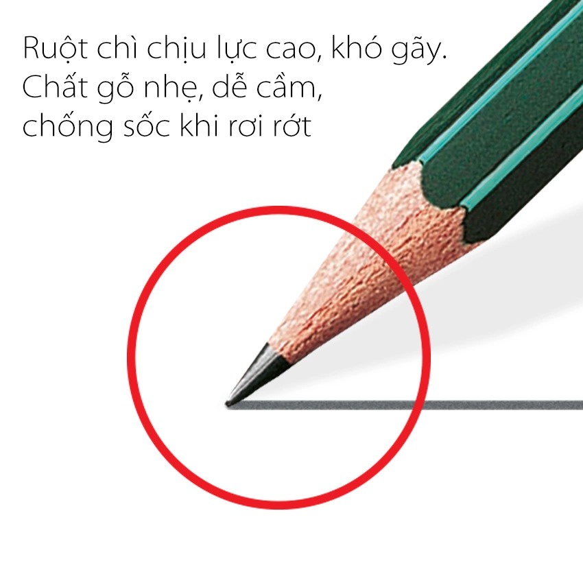 Bút chì gỗ STABILO Othello 282 (sọc xanh trắng)