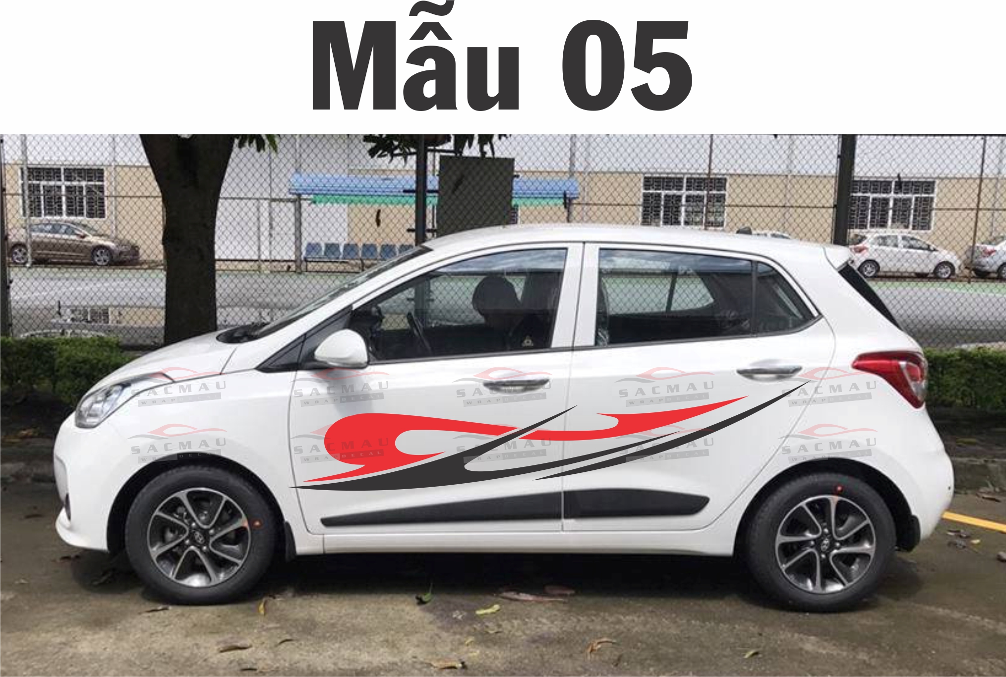 Tem dán xe Hyundai Grand I10