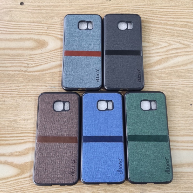 Ốp lưng Samsung S7edge dẻo màu lưng vải thời trang