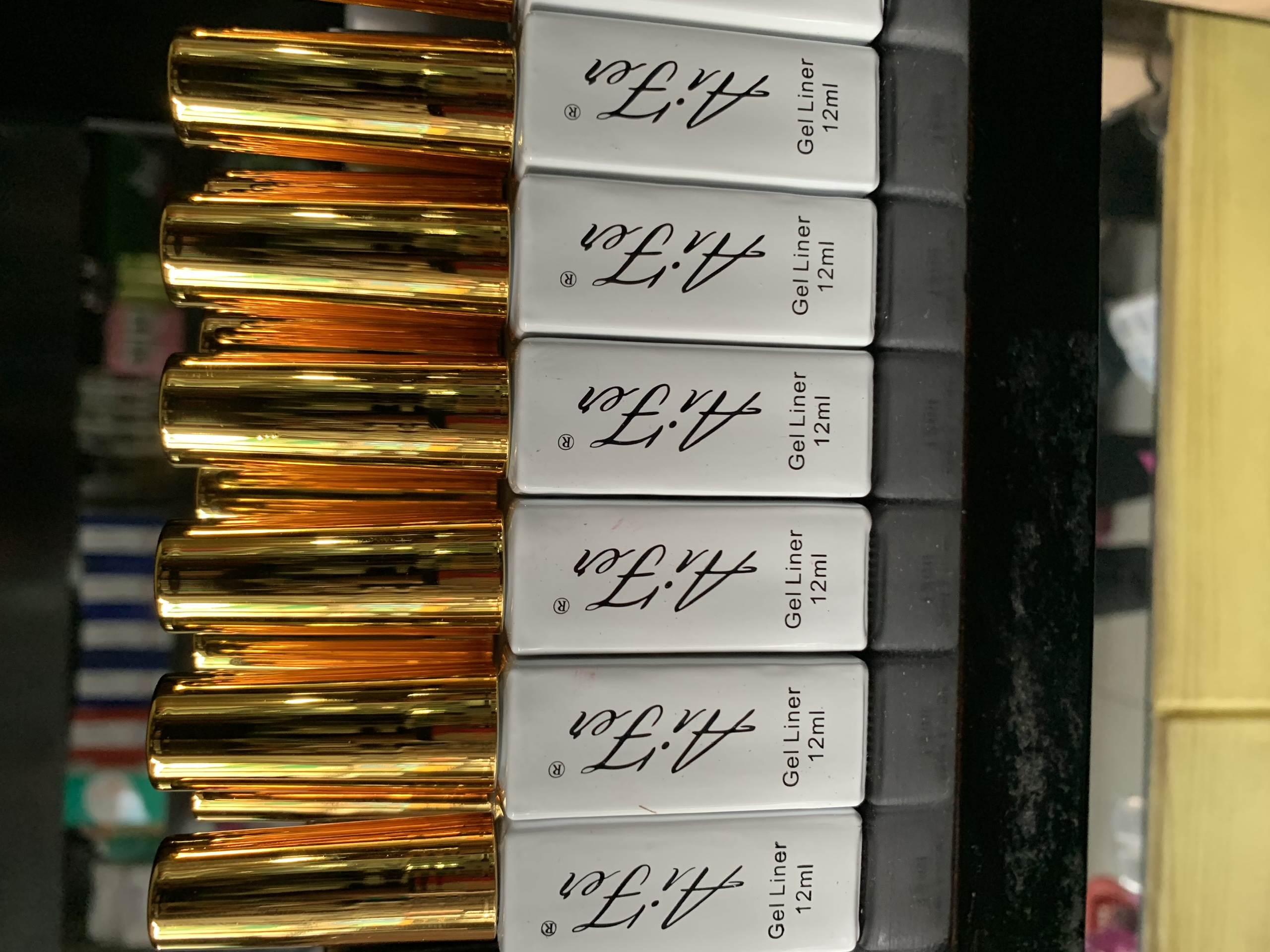 [HCM]sơn gel cọ nét Aifer 12 màu