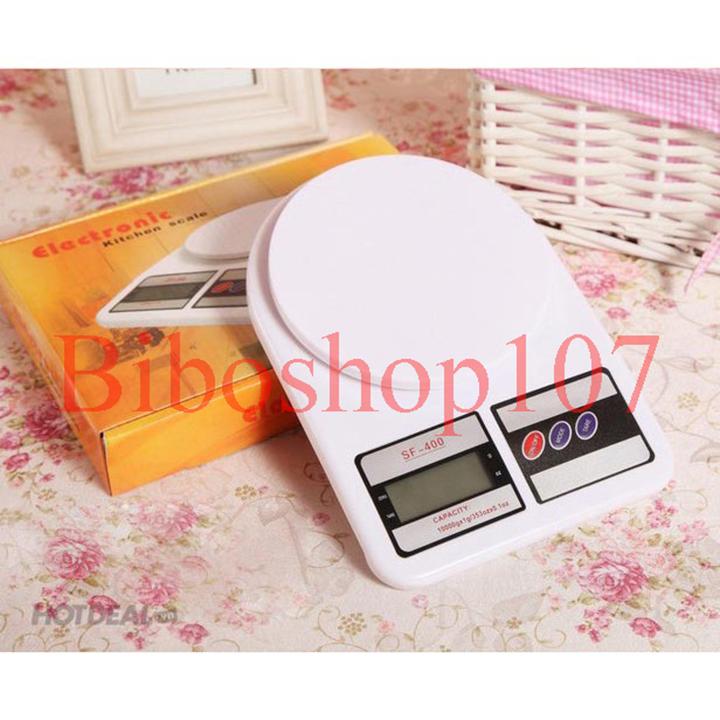 Cân điện tử để bàn sf-400 10kg/1g + 2 pin