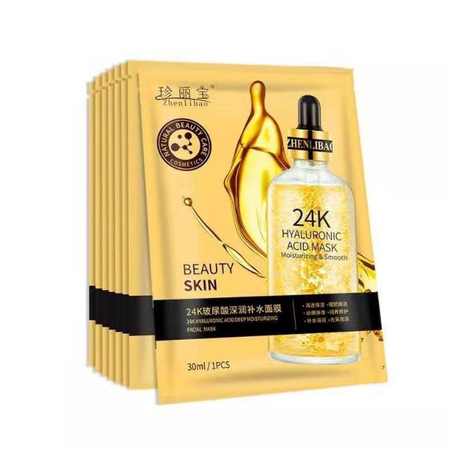 Mặt nạ vàng 24k dưỡng trắng sâu cho da