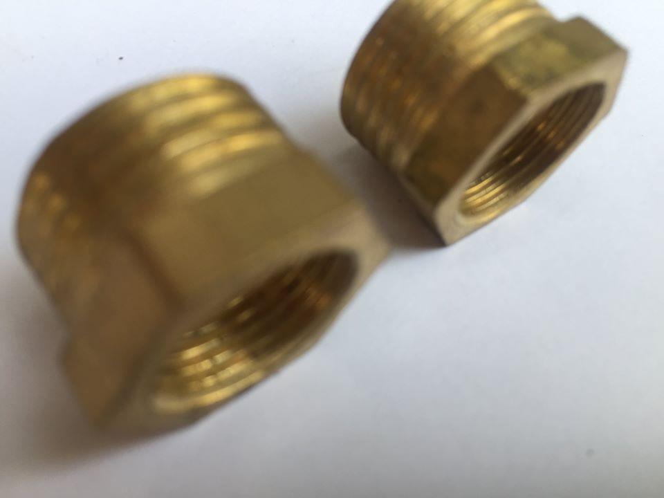 2 chiếc lơ đồng ren ngoài 21mm-ren trong 15mm