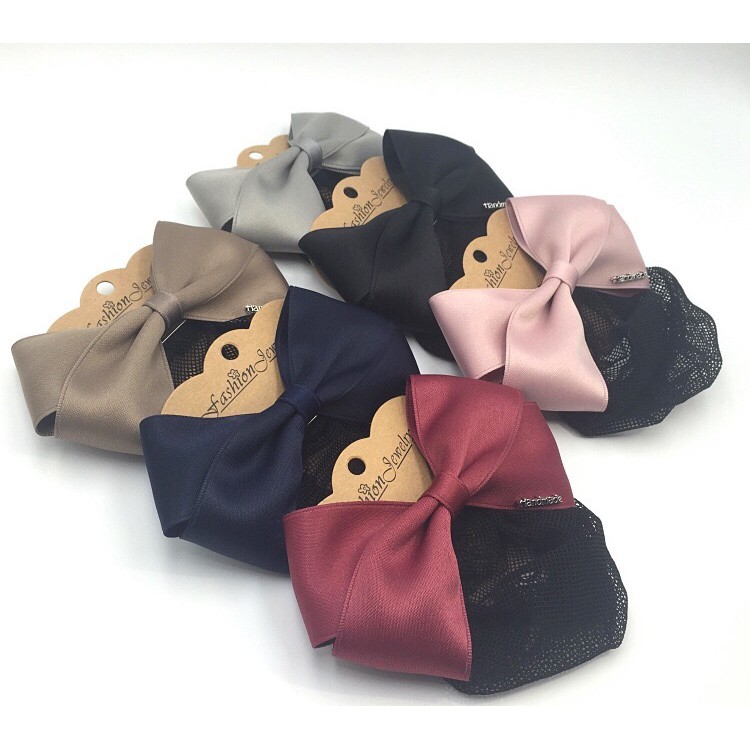 Kẹp búi tóc lưới cao cấp ❤️Kẹp Nơ Tiểu Thư❤️Búi tóc / Hoa cài Tóc Đẹp/ Kẹp đính đá/ Phụ kiện cho nữ/ QUÀ TẶNG KHÁCH HÀNG