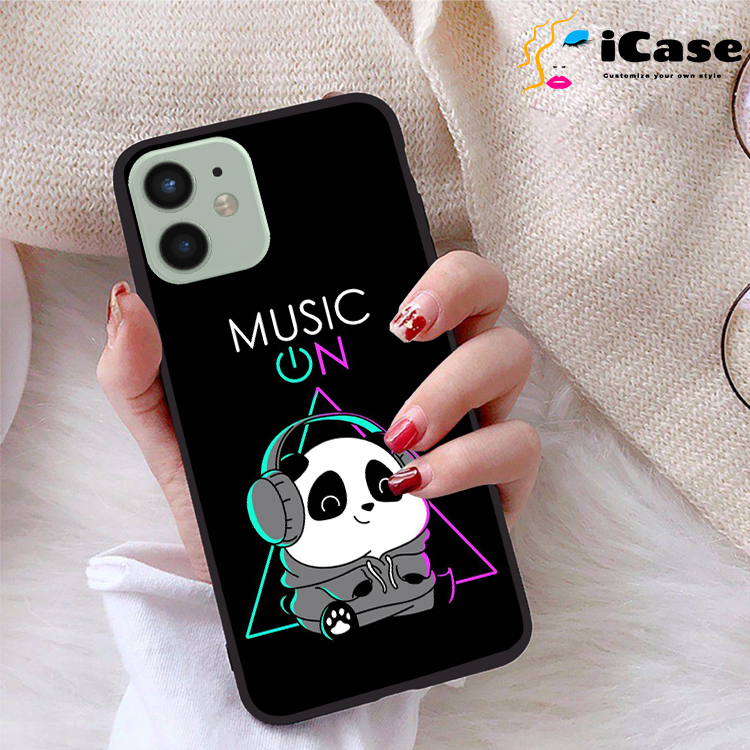 Ốp lưng iphone 12 mini viền dẻo tpu bst panda